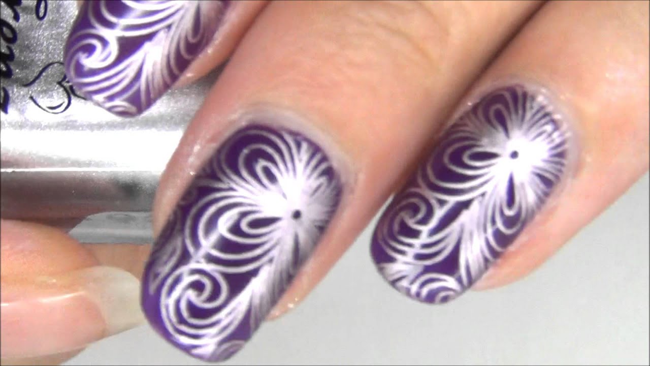 plaque stamping DELANEY floral 008
