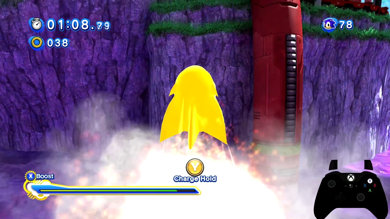 Sonic Generations - Planet Wisp Act2 Speed Run