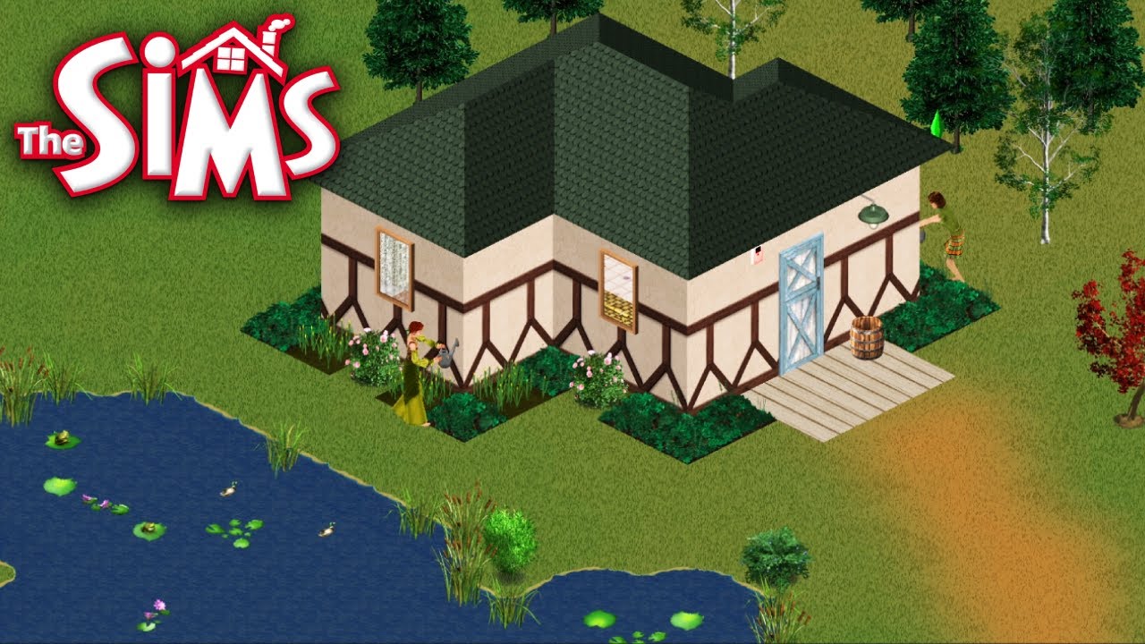 Building a $10,000 Starter Home in The Sims 1