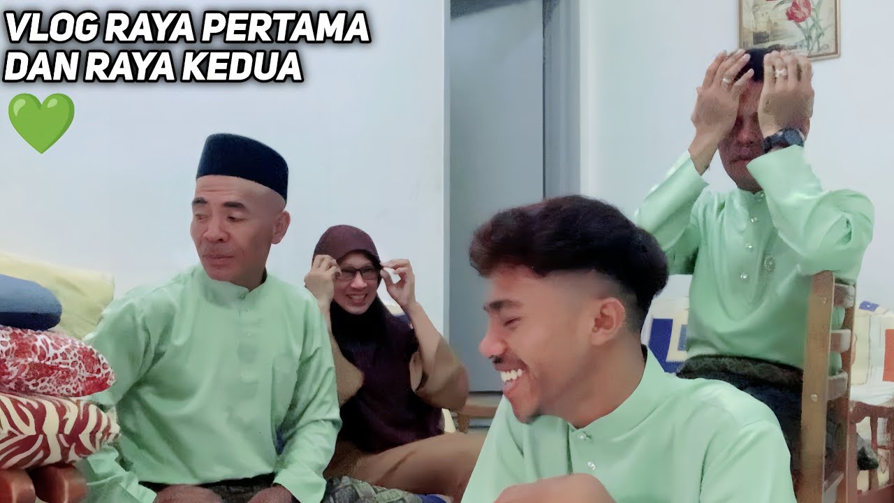 VLOG HARI RAYA PERTAMA DAN RAYA KEDUA !!