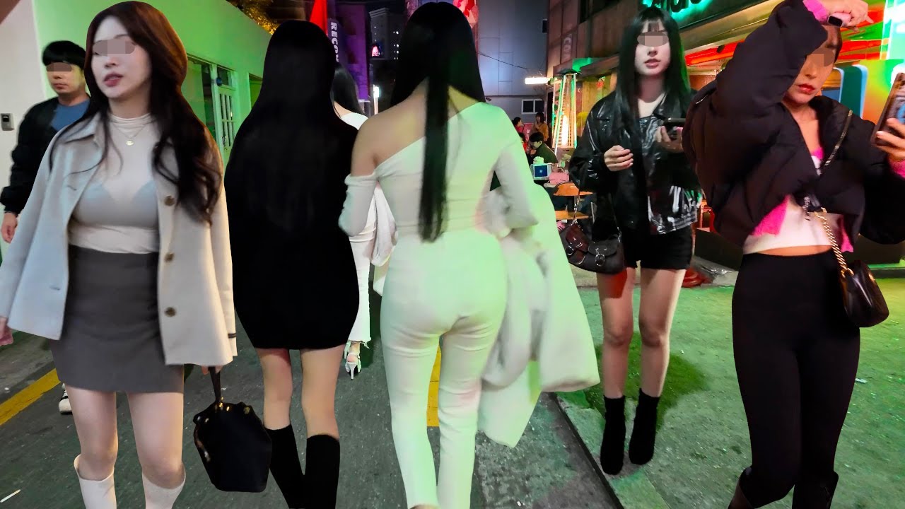 [4K] 시원해진 가을 밤에 압구정 로데오 거리에는 멋쟁이들이 많이 나오셨네요^^ #압구정#서울#한국