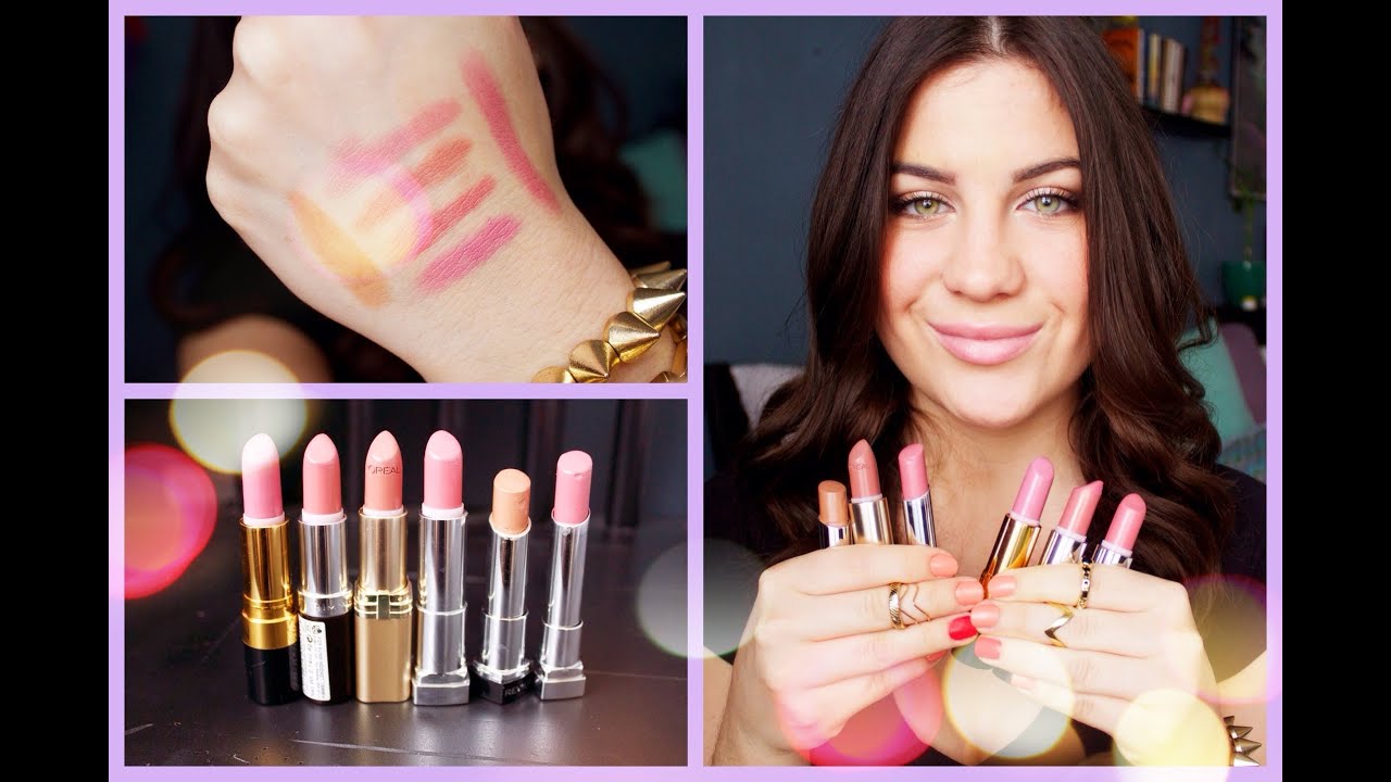 My Favorite Natural Nude/Pink Lipsticks (Drugstore)