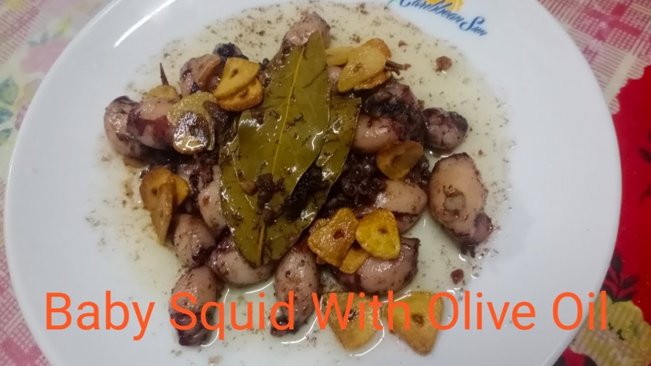 Baby Squid With Olive Oil