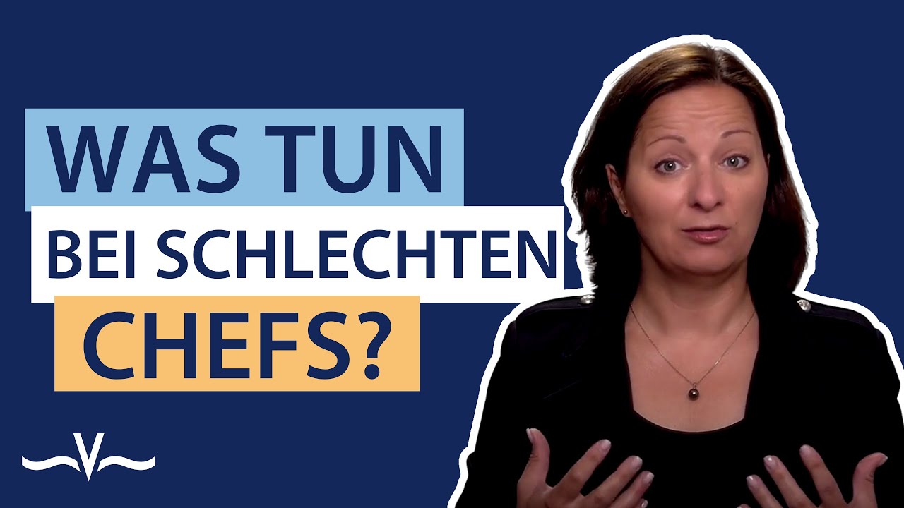 3 Strategien bei schlechten Chefs | Stefanie Voss
