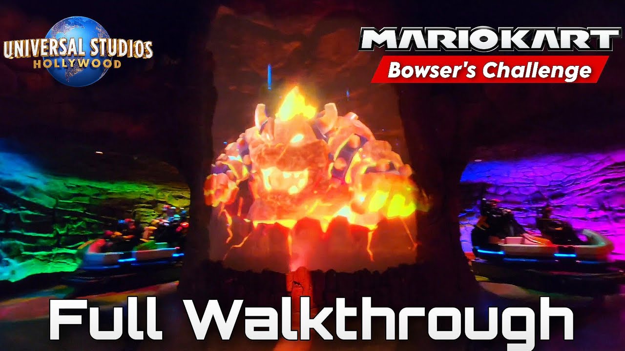 Mario Kart Bowser's Challenge FULL POV WALKTHROUGH | Super Nintendo World Hollywood