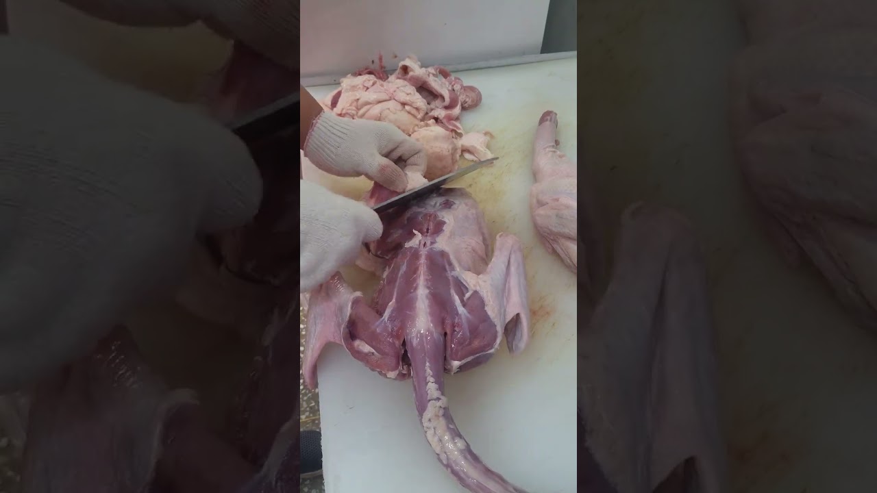 오리 껍질 벗기기