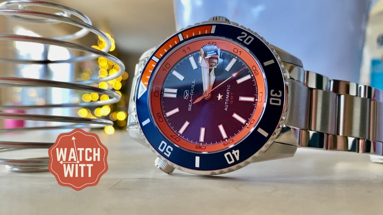 Наследие китайского часового дела! Часы Sea-Gull Ocean Star 200m Dual Time Diver