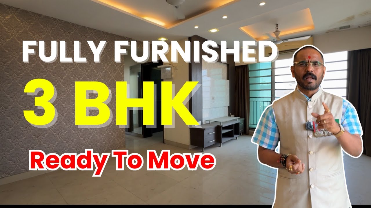 Fully Furnished 3 BHK Flat For Sale In Rustomjee Athena Majiwada, Thane West | Resale Flat