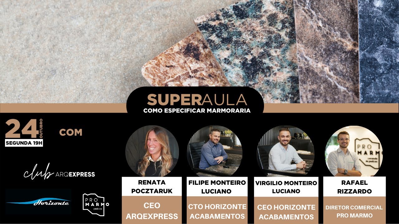 SuperAula com Horizonte Acabamentos & Pro Marmo - Como especificar marmoraria