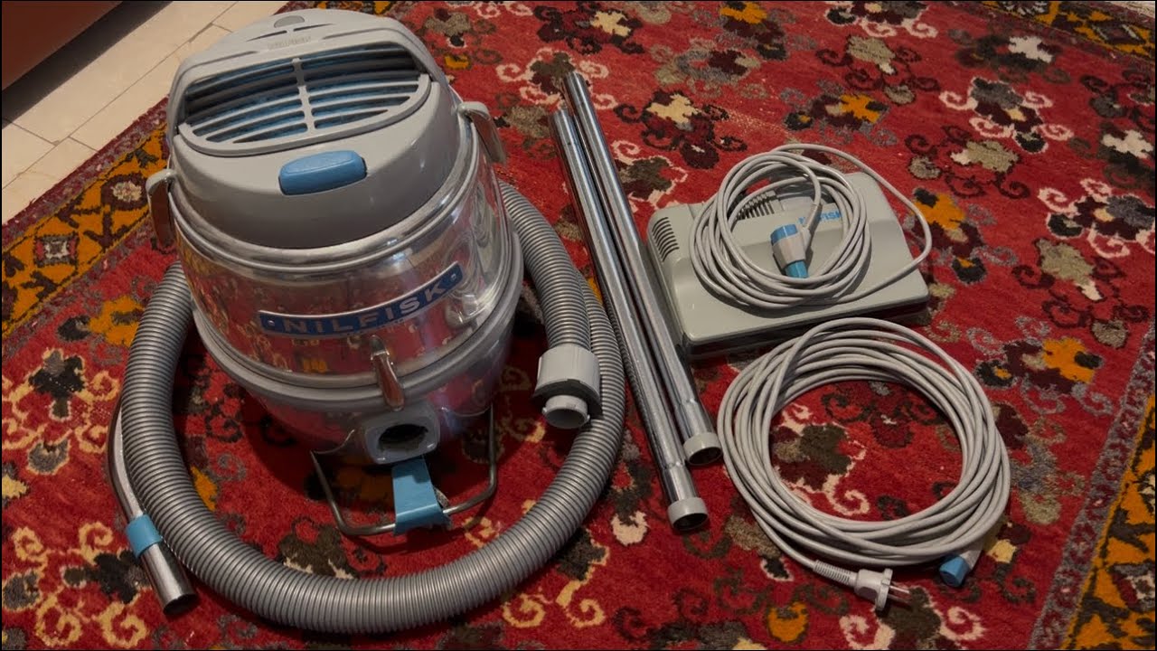 Nilfisk gs80 vacuuming with power head
