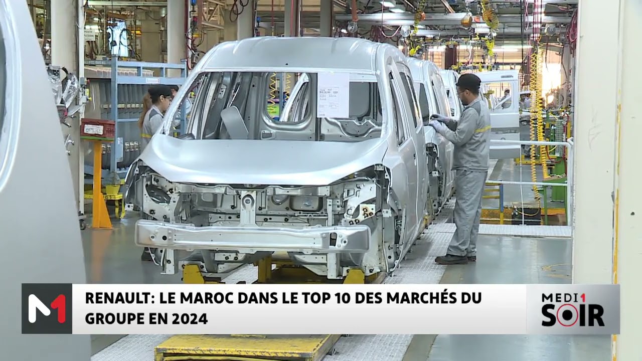 Renault : Le Maroc dans le top 10 des march&eacute;s du groupe en 2024