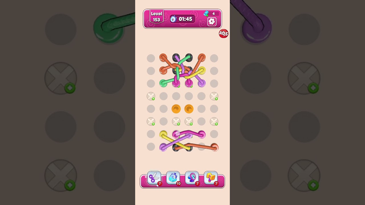 Twisted Rope 3D | level 153 - walkthrough