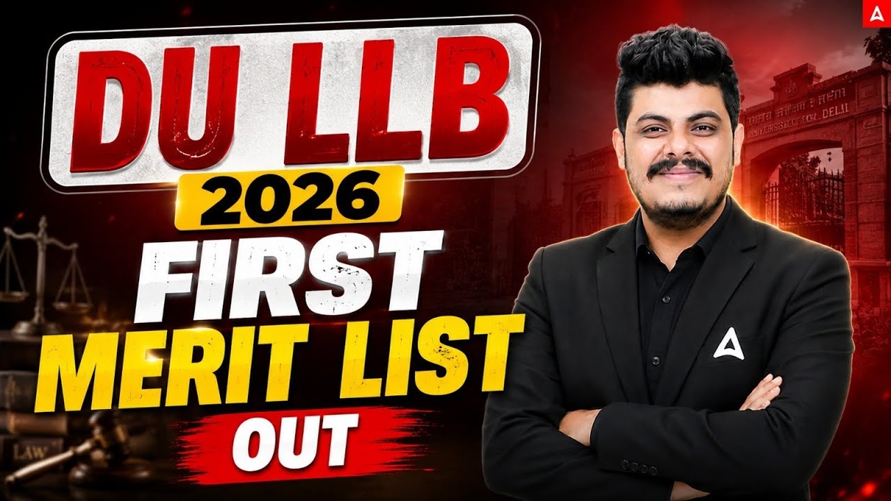 Delhi University LLB 2026 | First Merit List OUT!! | Admission Process