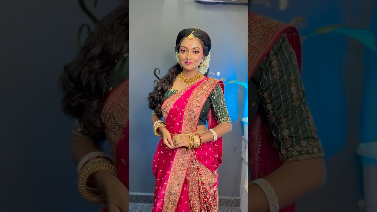 Reception Style Saree Draping