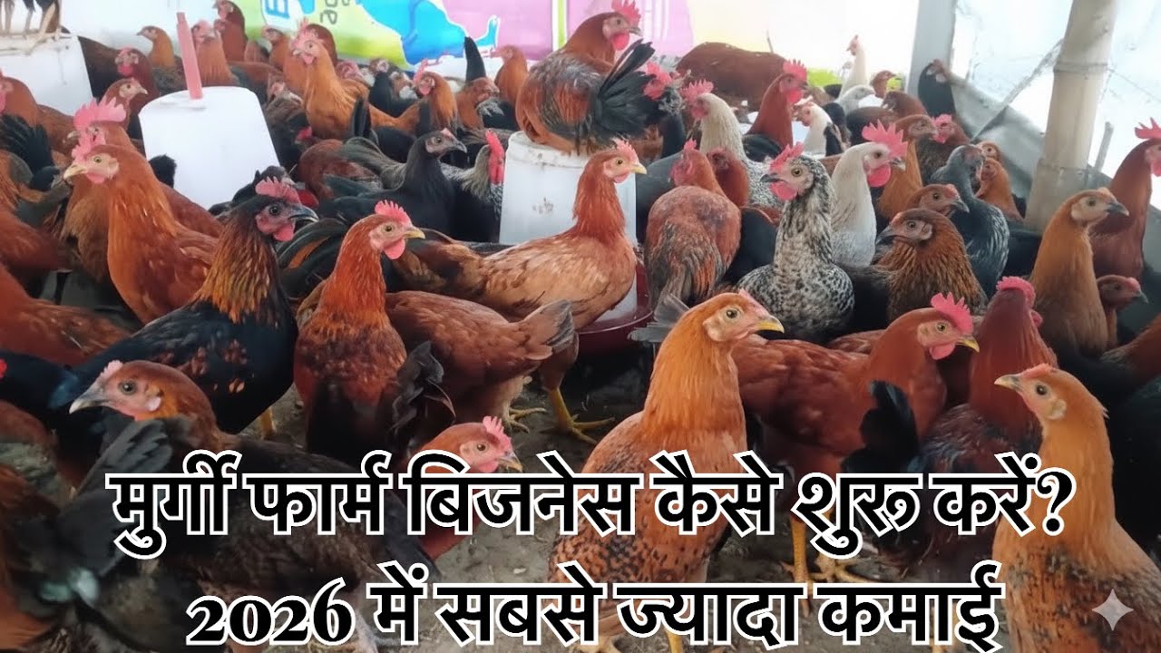 Murgi Farm Business Kaise Shuru Karein मुर्गी फार्म बिजनेस कैसे शुरू करें? 2026 में सबसे ज्यादा कमाई