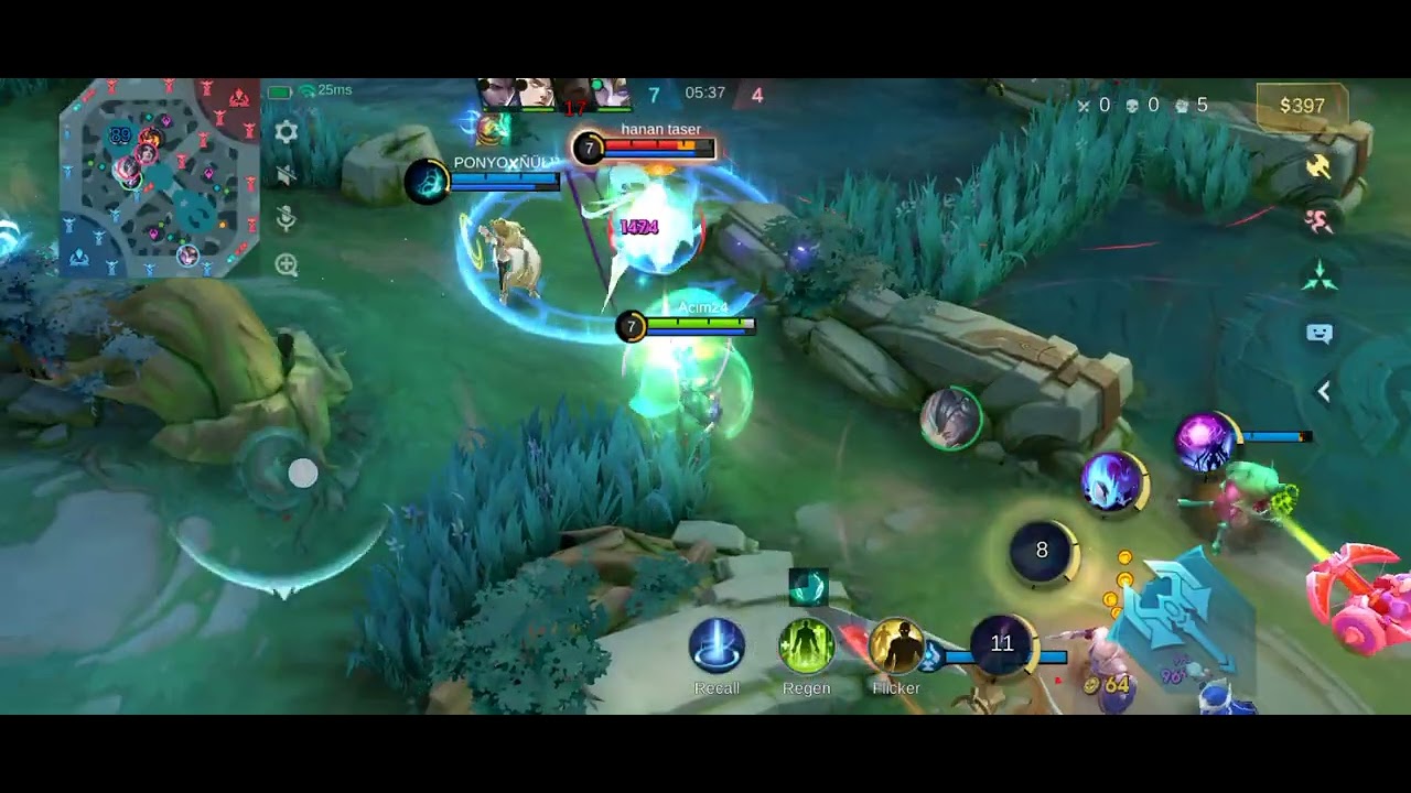 Gameplay Zhask Midlane Vs Cecilion, Best Build, Mlbb