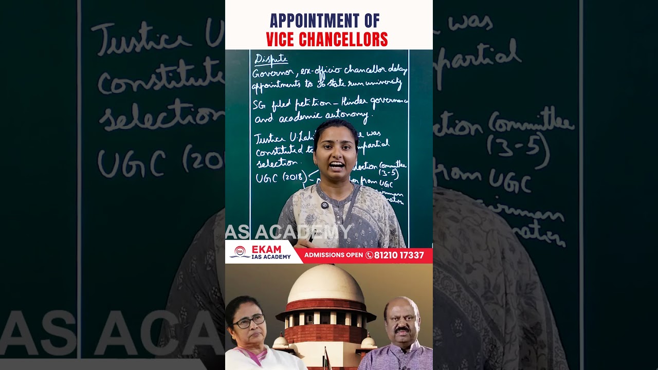 Who Appoints Vice Chancellors? | Governor vs State Powers Explained | UPSC Current Affairs