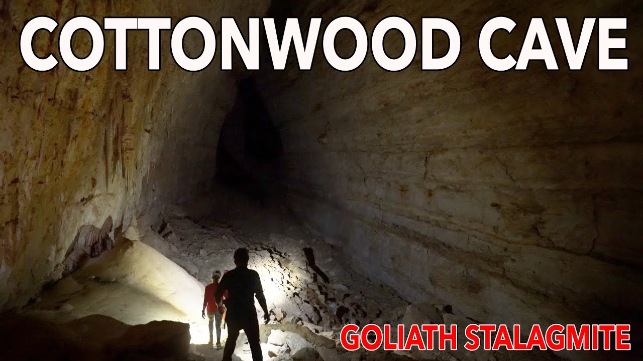 World's Largest Stalagmite? - Cottonwood Cave Trip