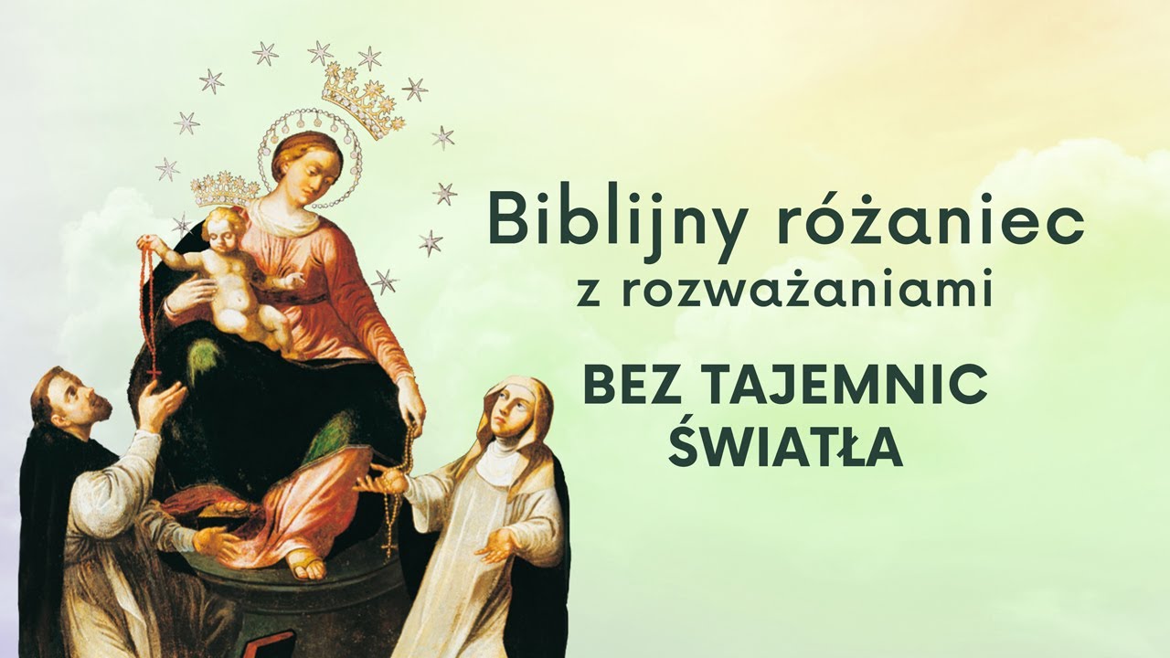 Biblijny różaniec z rozważaniami - bez tajemnic światła