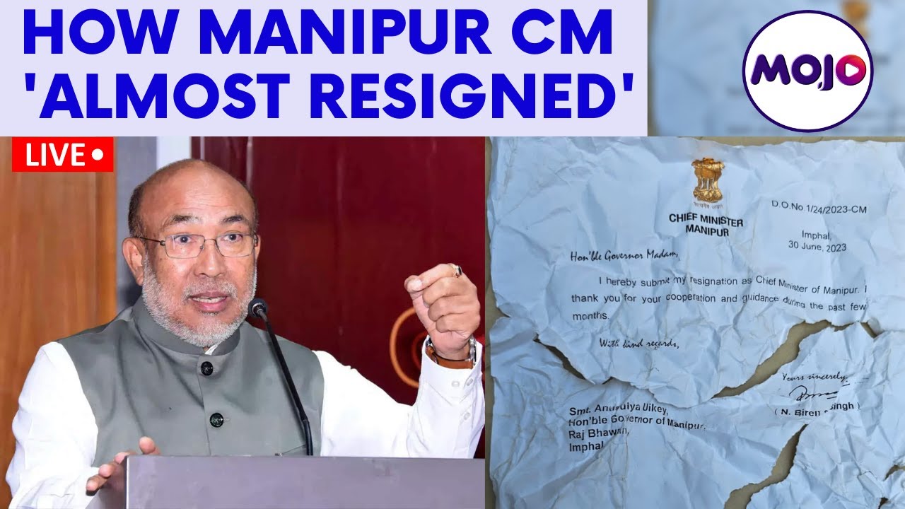 Manipur CM Resignation LIVE News | Biren Singh's Supporters Tear Letter | Manipur LIVE News