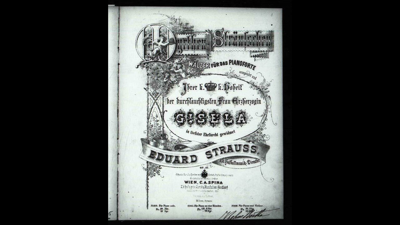 Eduard Strauß - Myrthen-Sträußchen, Walzer, Op.87