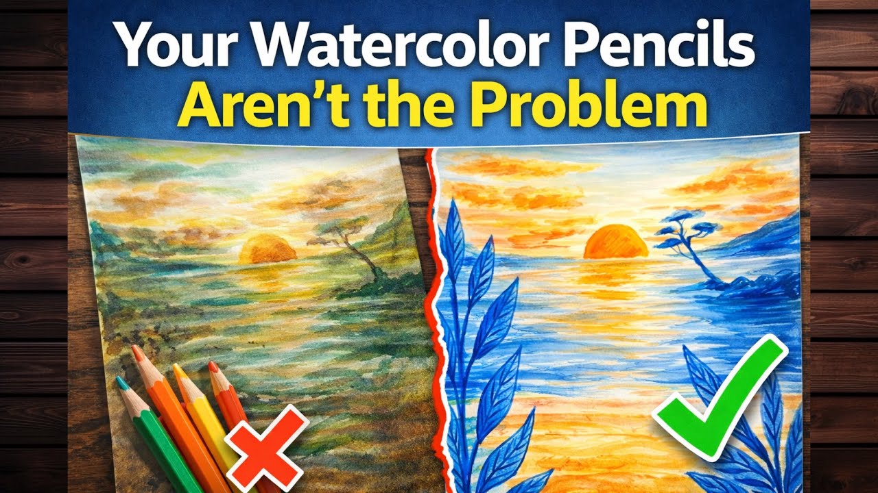 Watercolor Pencils AREN’T the Problem -Your Process Is! 