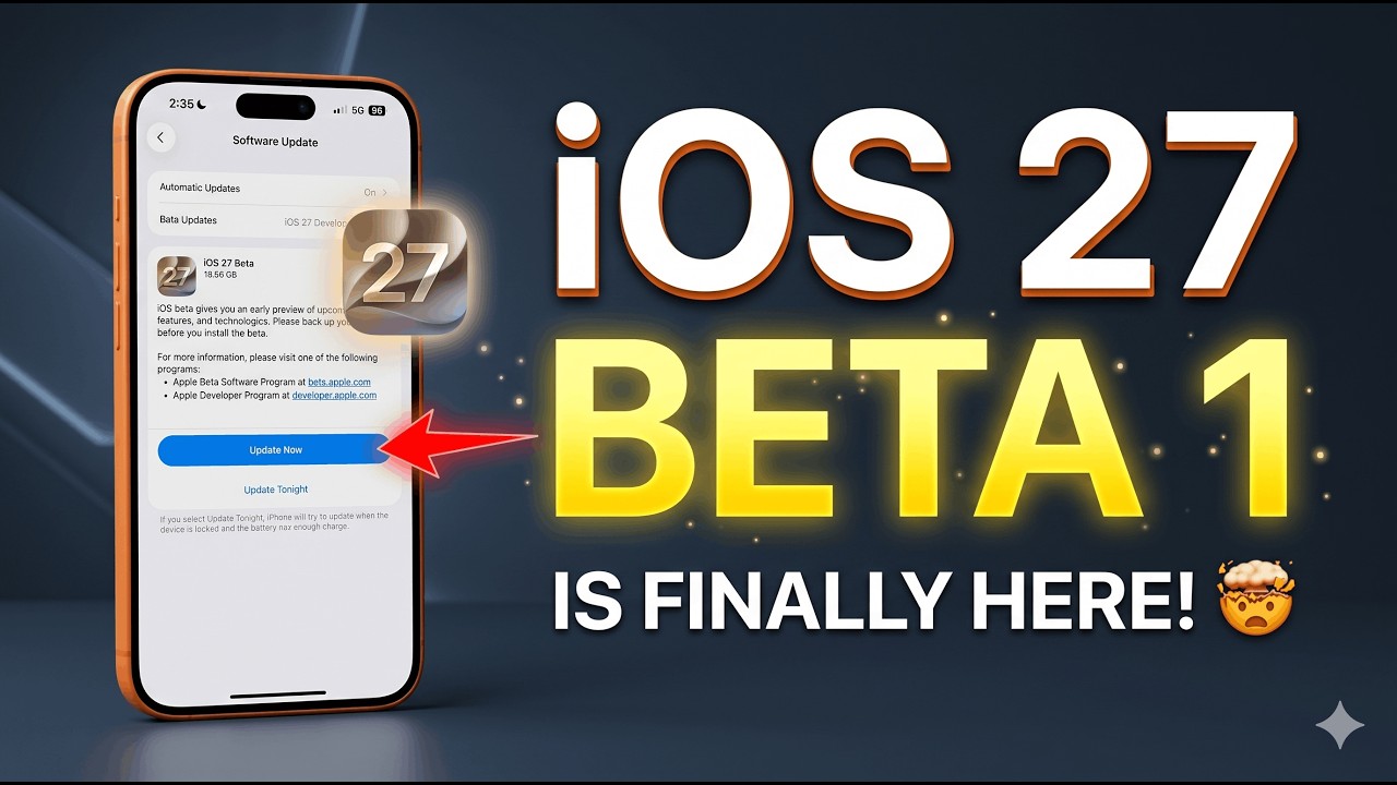 iOS 27 Beta 1 УЖЕ ЗДЕСЬ &mdash; Новая Siri и ОГРОМНЫЕ изменения 👀
