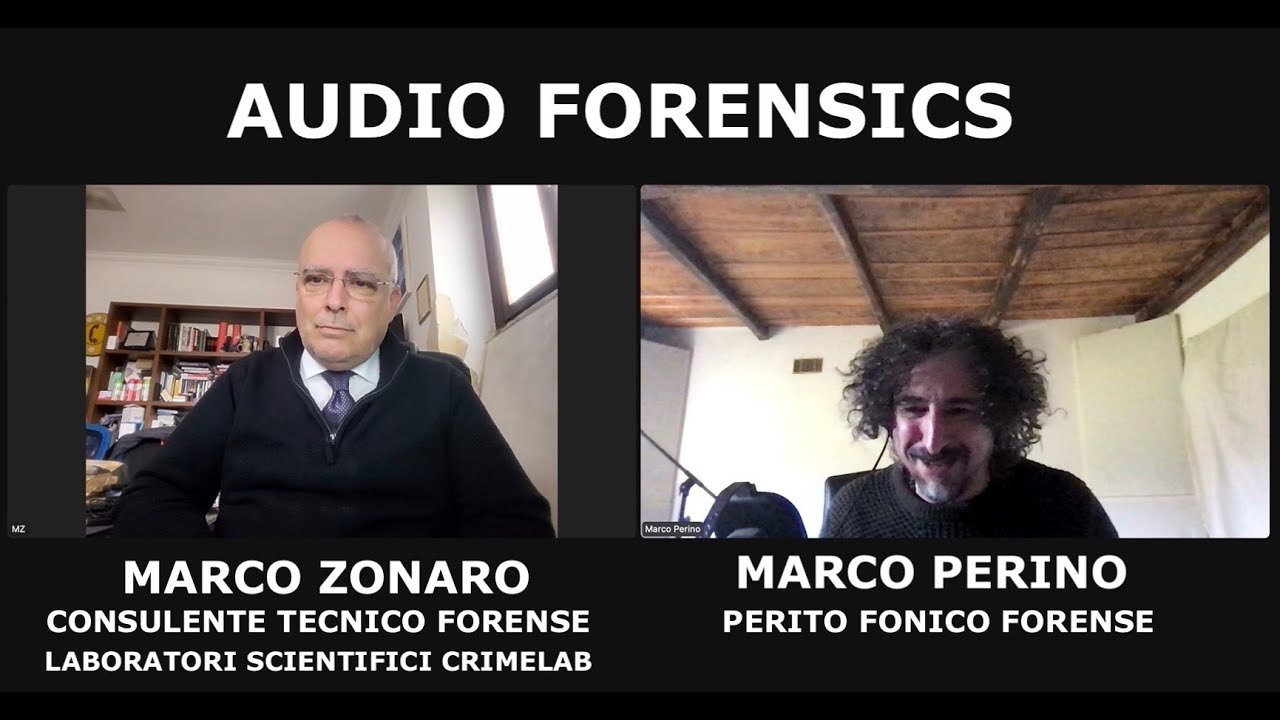 Marco Perino con Marco Zonaro, Titolare dello Studio di Consulenza Tecnica Criminalistica Crimelab