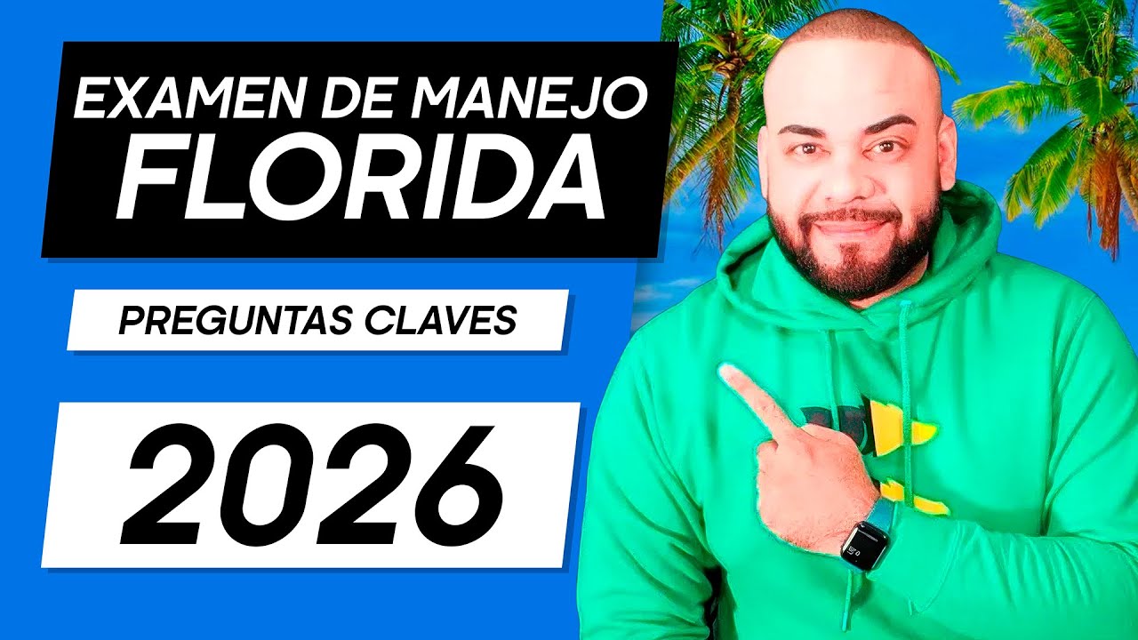 EXAMEN TEORICO DE MANEJO FLORIDA 2026 I Aprobarás con estas preguntas
