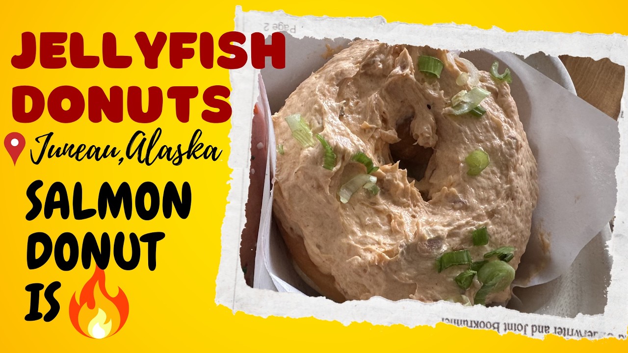 Попробуйте это! Пончик с лососем из Jellyfish Donuts в Джуно, Аляска, круизный сезон 2026