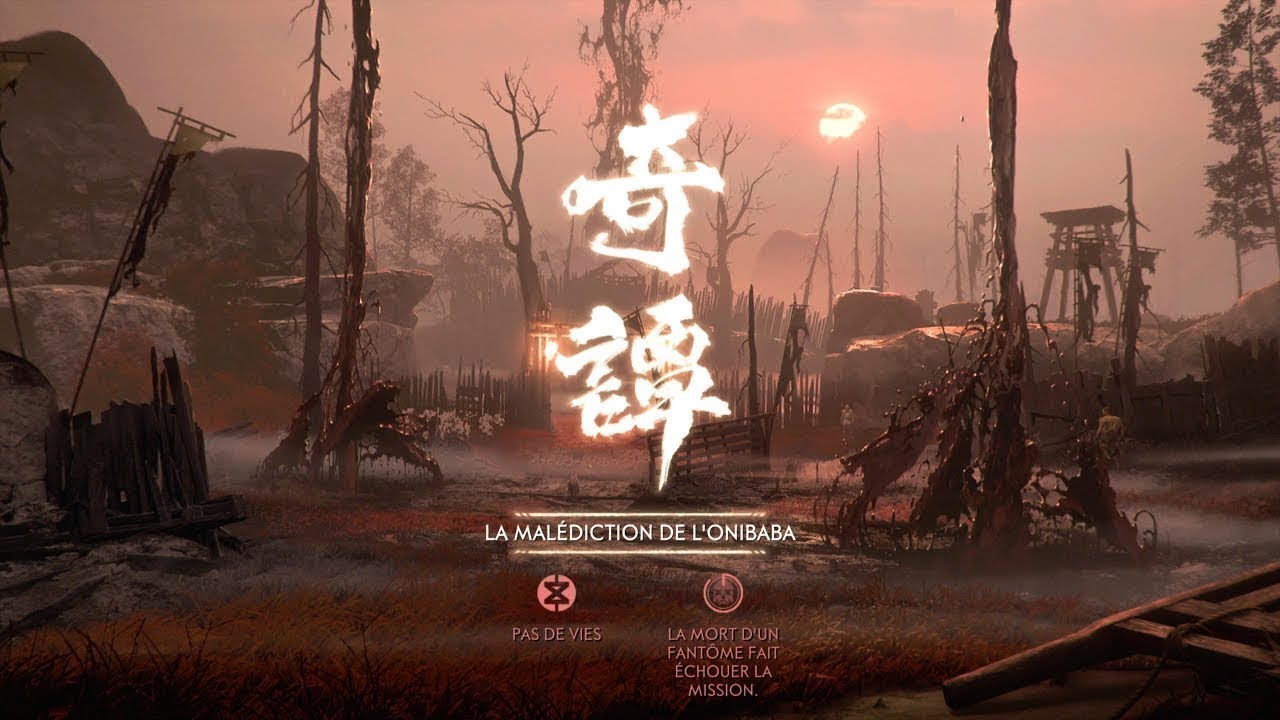SPEEDRUN GHOST OF TSUSHIMA HISTOIRE CAUCHEMAR  LA MALÉDICTION DE L'ONIBABA EN 2:40 SCORE 944.000
