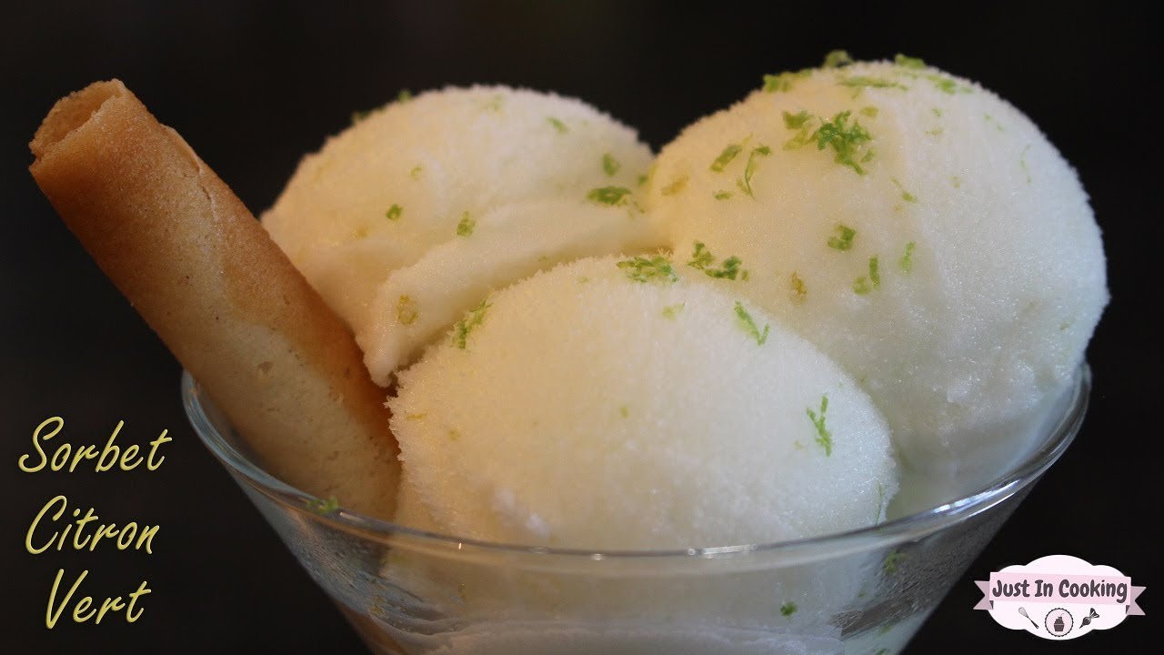 Recette de Sorbet au Citron Vert
