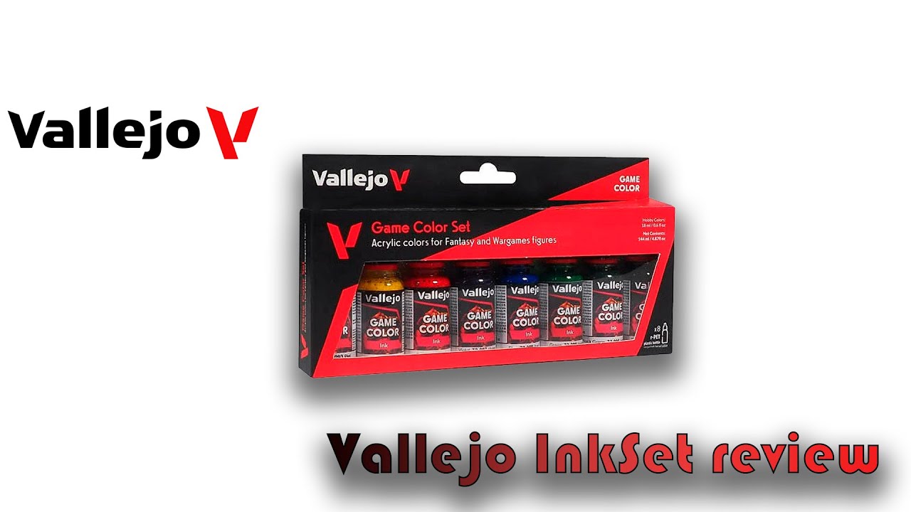 Vallejo Game Color Inks set unboxing and review #vallejo #reviwes