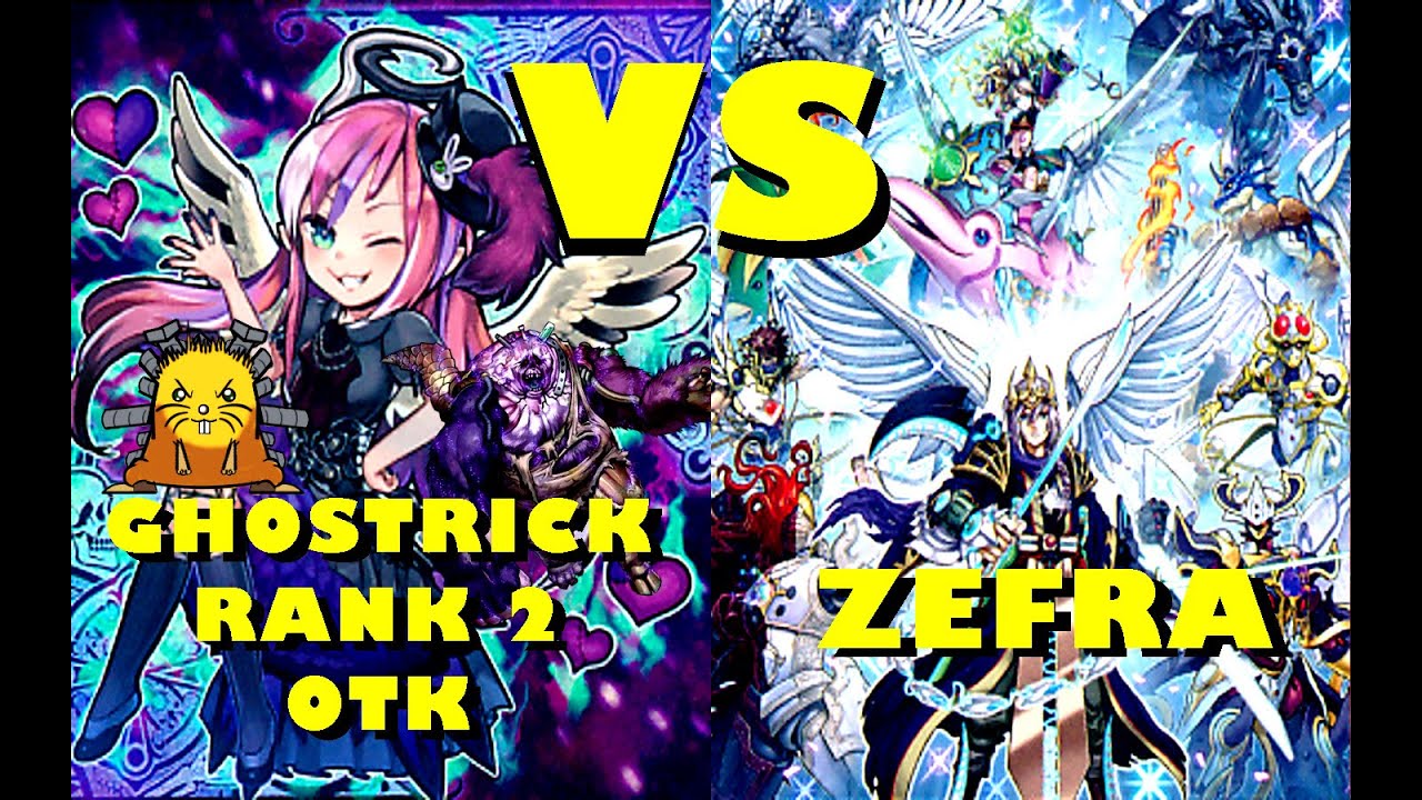 Real Life Yugioh - GHOSTRICK RANK 2 OTK vs ZEFRA Casuals July 2015