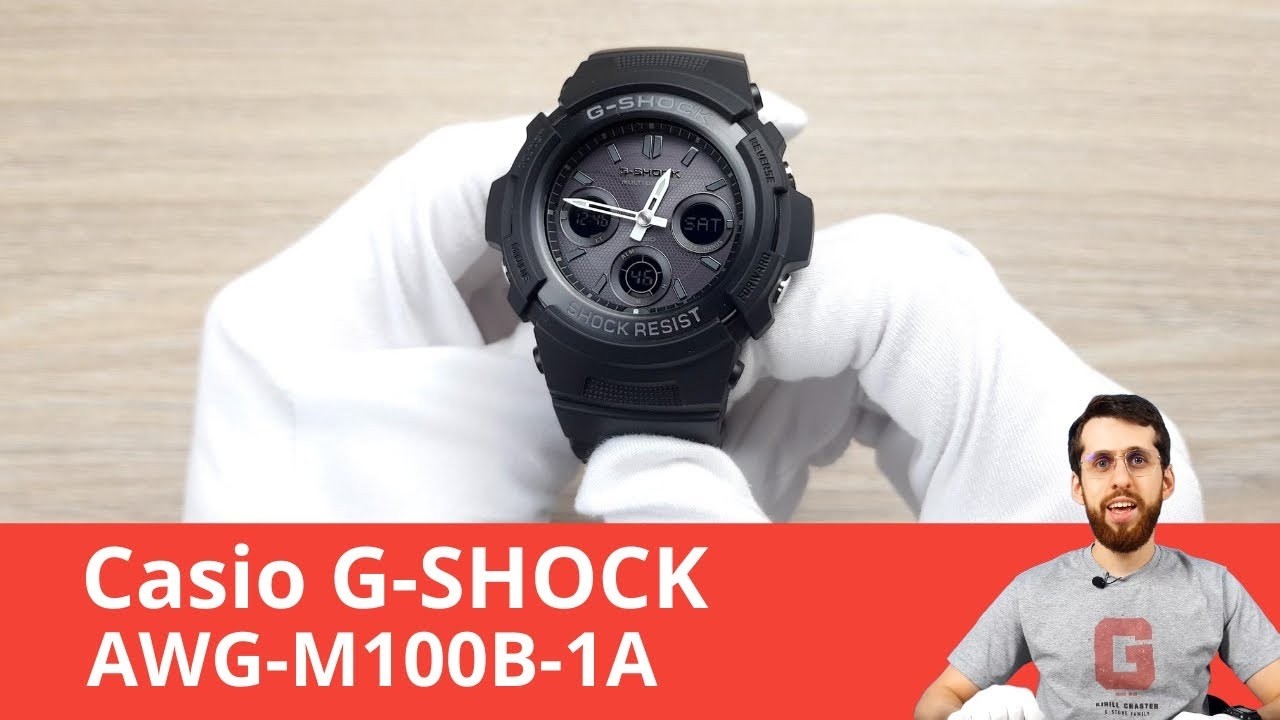 Casio G-Shock AWG-M100B-1A — Small But Powerful