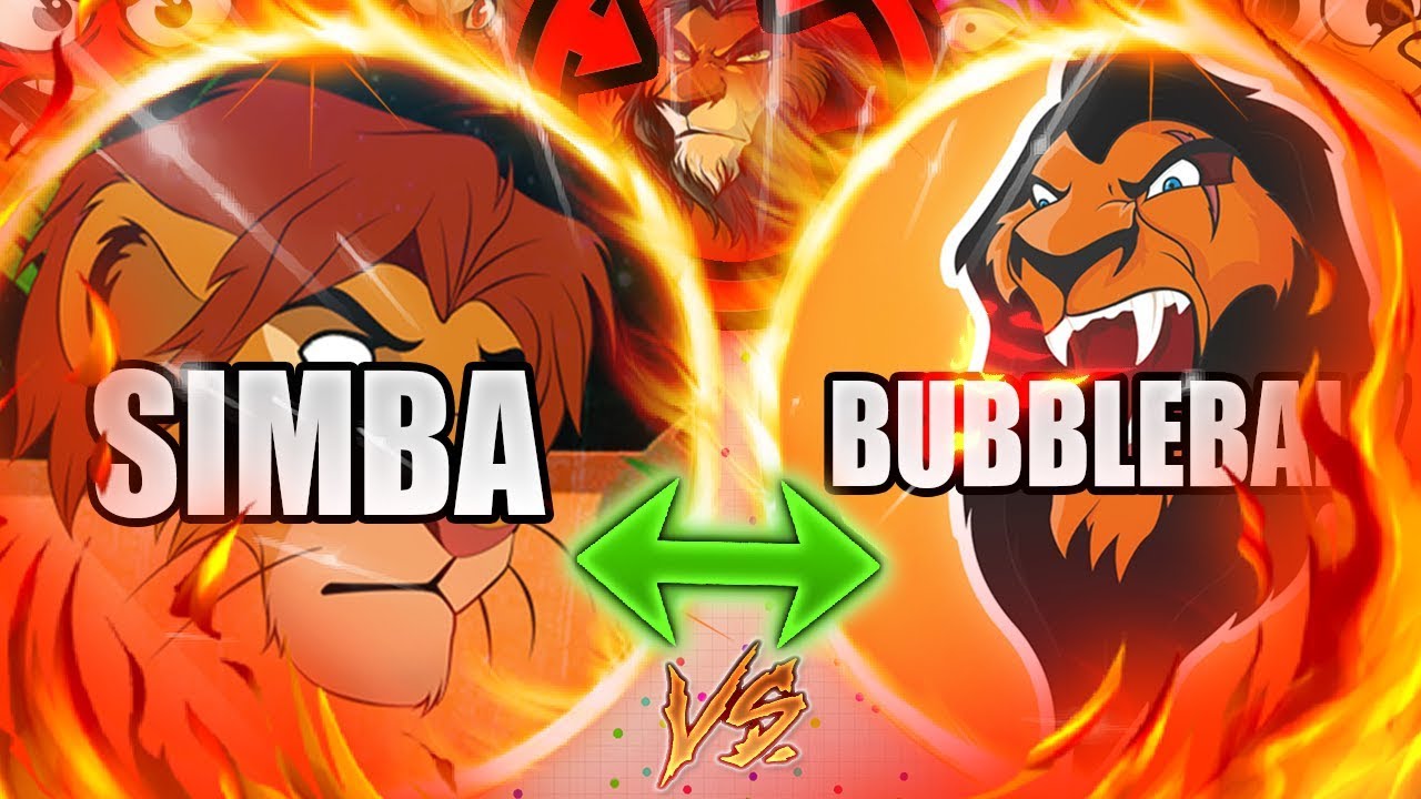 BUBBLEBALZ VS SIMBA !! BATTLE OF KING, BIGGEST DOUBLESPLIT DESTRUCTION, SICK POPSPLIT In Gota.io