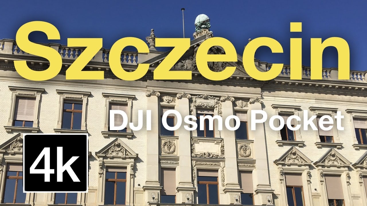 Poland  Szczecin Walking tour  4k street view