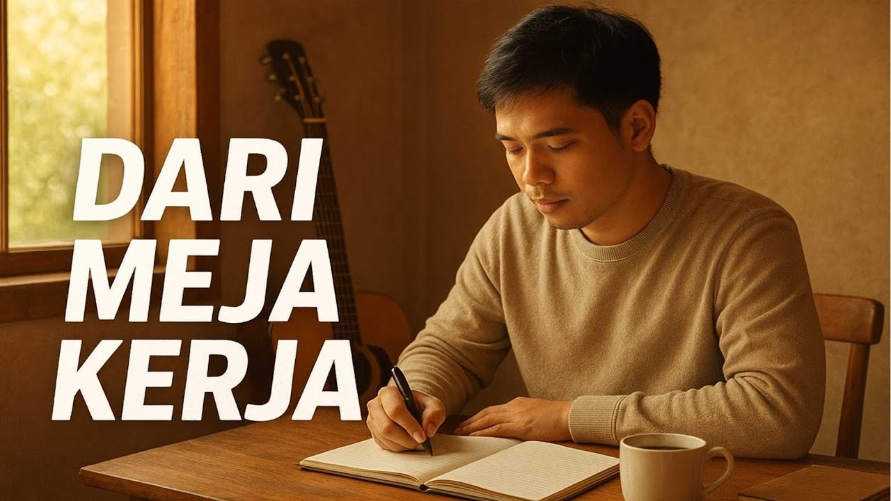 DARI MEJA KERJA - Acoustic Folk Indonesia || (Official Lyric Video)