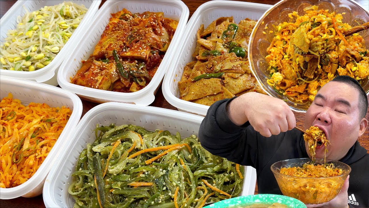 엄마가 반찬을 해주셨다. 안 비빌 수 없자나 ?? 반찬비빔밥 먹방 입니다.