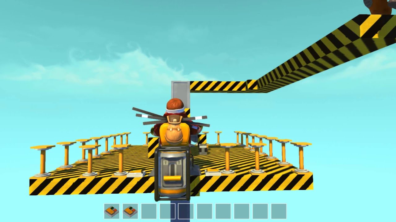 Scrap Mechanic - Подъемник до небес