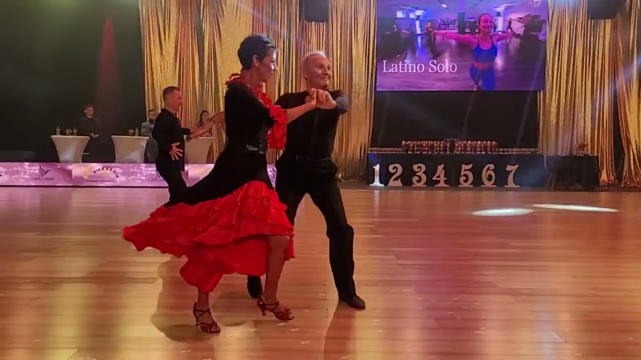 Teresa i Tadeusz Pasierb Mistrzostwa Okręgu Śląskiego 2024 cha cha cha