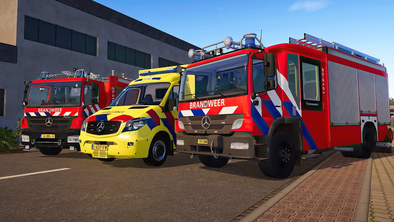 Emergency Call 112 - Paris Firefighters, Fire Brigade Truck First Respoding! 4K