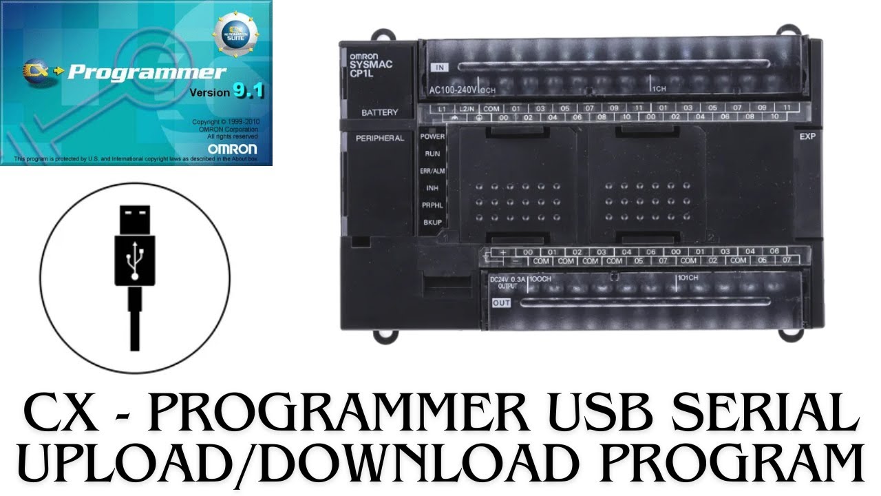 Omron CX programmer upload download tutorial