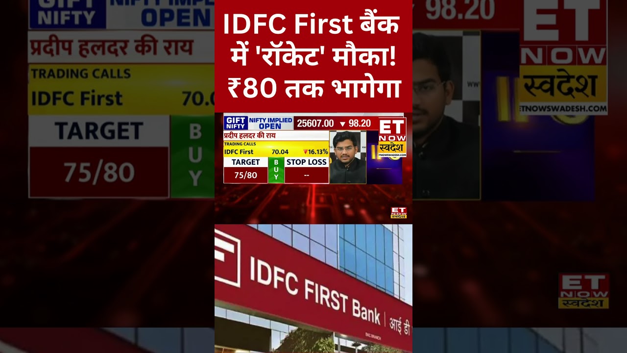 IDFC First Bank Share | IDFC First बैंक में गिरावट के बाद मौका? #shorts #idfcfirstbank #stockmarket