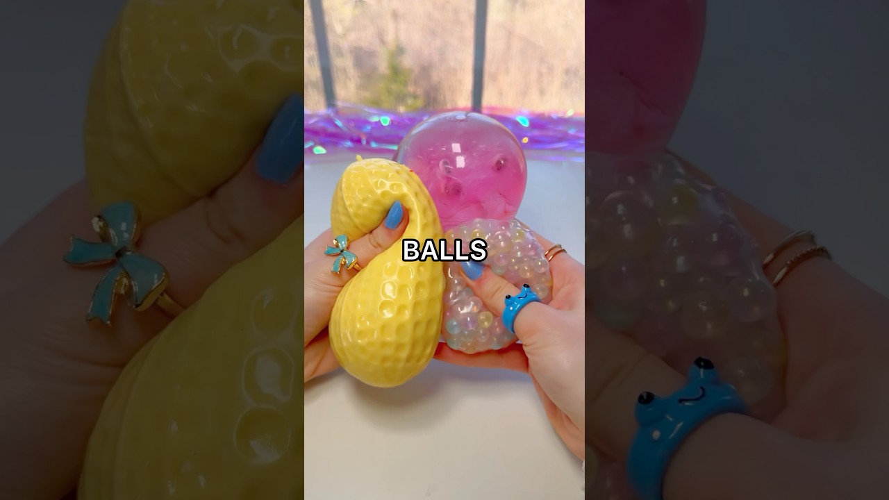 Reviewing VIRAL CRUNCHY STRESS BALLS! 😱😳🫧*so satisfying*