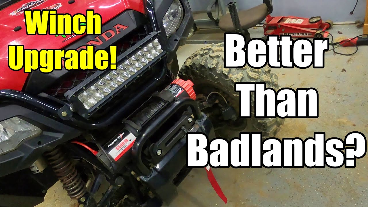 Fieryred 5500 lb Winch Install And Test On A Honda Pioneer 500