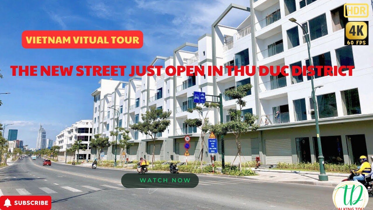 The new Street just open in Thu Duc District | 4K 60fps
