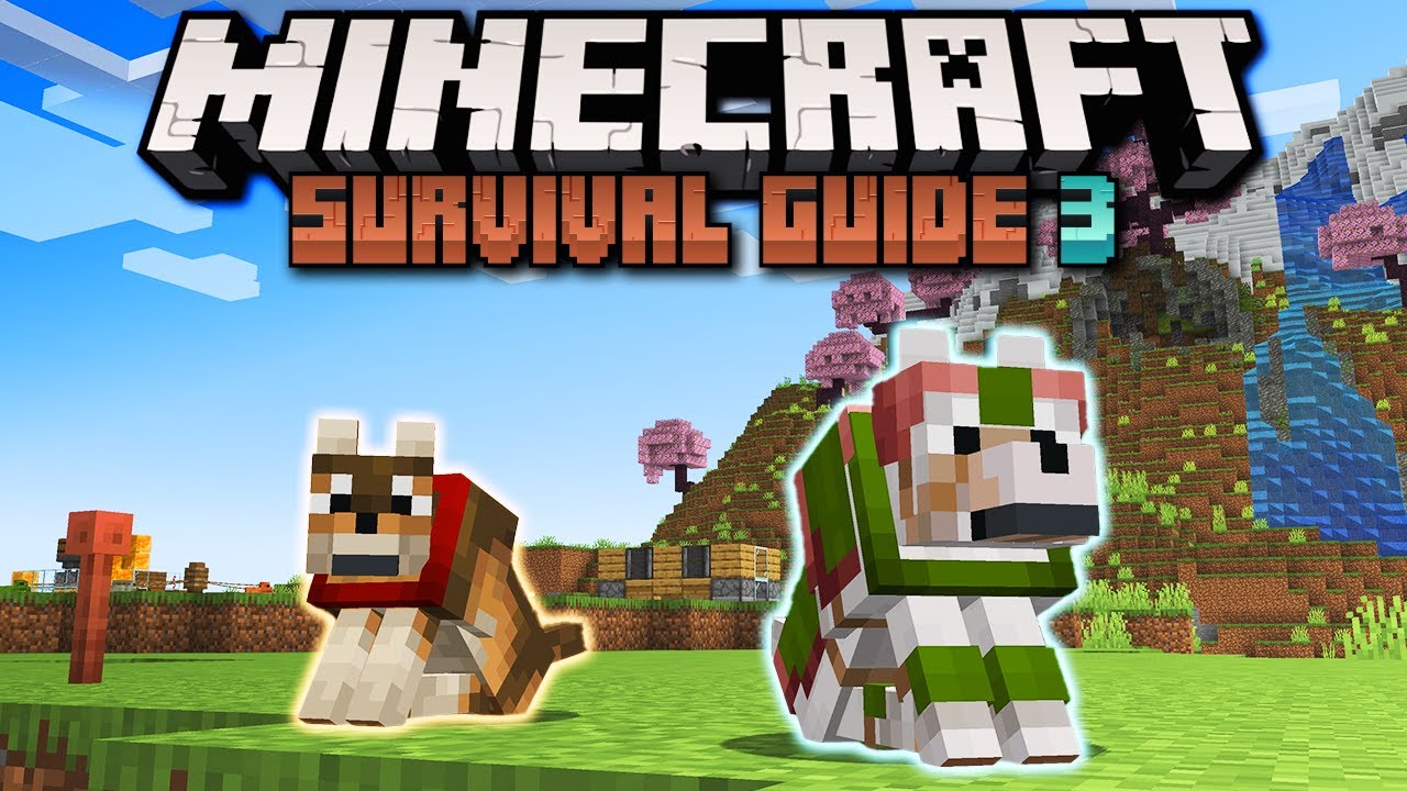 Wolves, Wolf Armor, & Armadillos! ▫ Minecraft Survival Guide S3 ▫ Tutorial Let's Play [Ep.93]