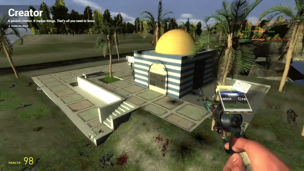 Garry's Mod beach landing npc war