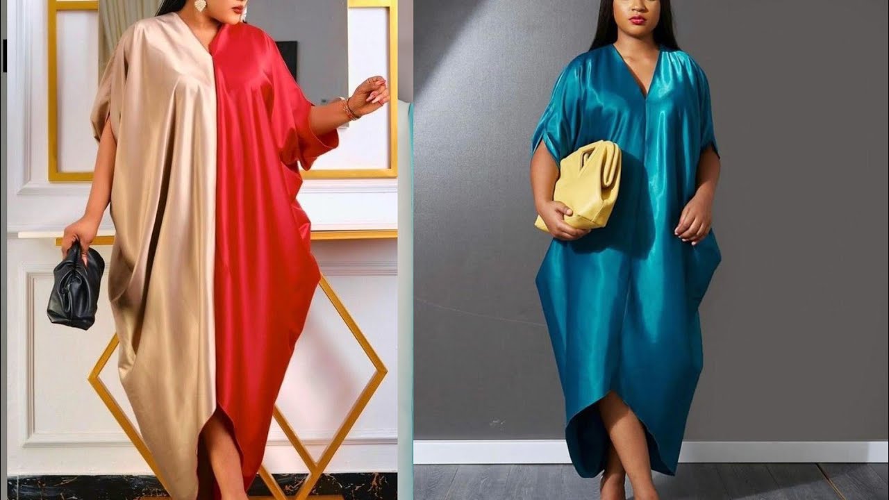 How to cut and sew cowl kaftan dress/trendy cow kaftan dress